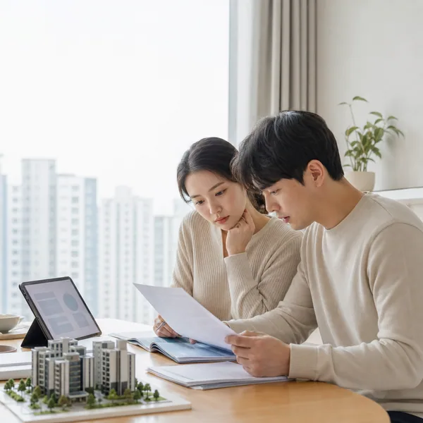 2026 주택청약 1순위 조건과 국민·민영주택 차이를 함께 검토하는 한국인 부부