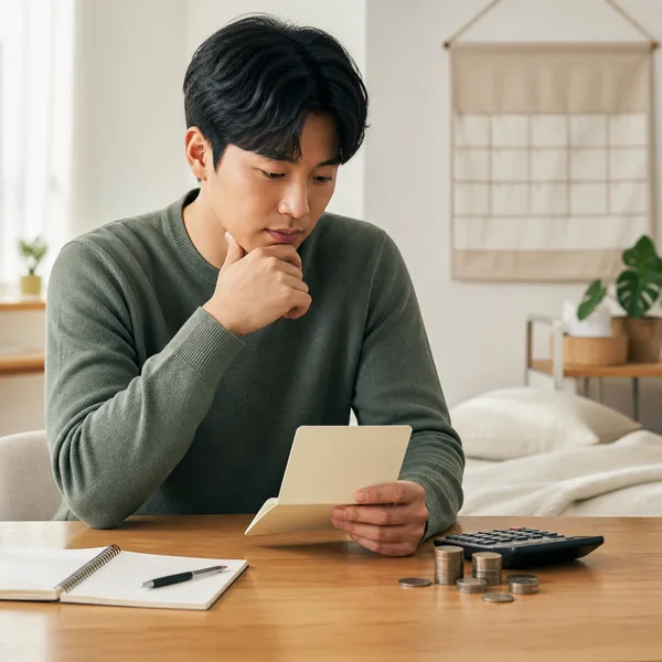청년도약계좌 신규 신청 종료 후 기존 계좌 유지 계획을 점검하는 한국인 청년